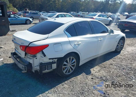 2017 Infiniti Q50 3.0T Premium z USA, uszkodzony, nr VIN JN1EV7AP0HM743549